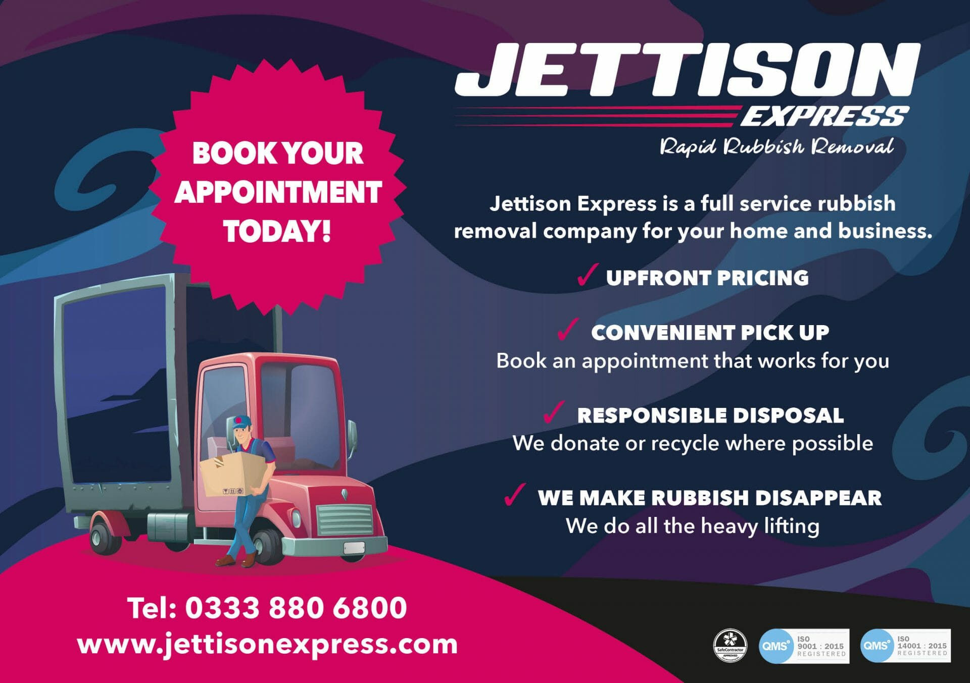 Jettison Postcard Back