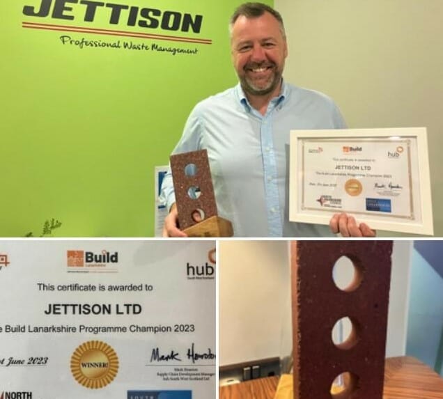 Jettison Express at the Build Lanarkshire 2023 awards