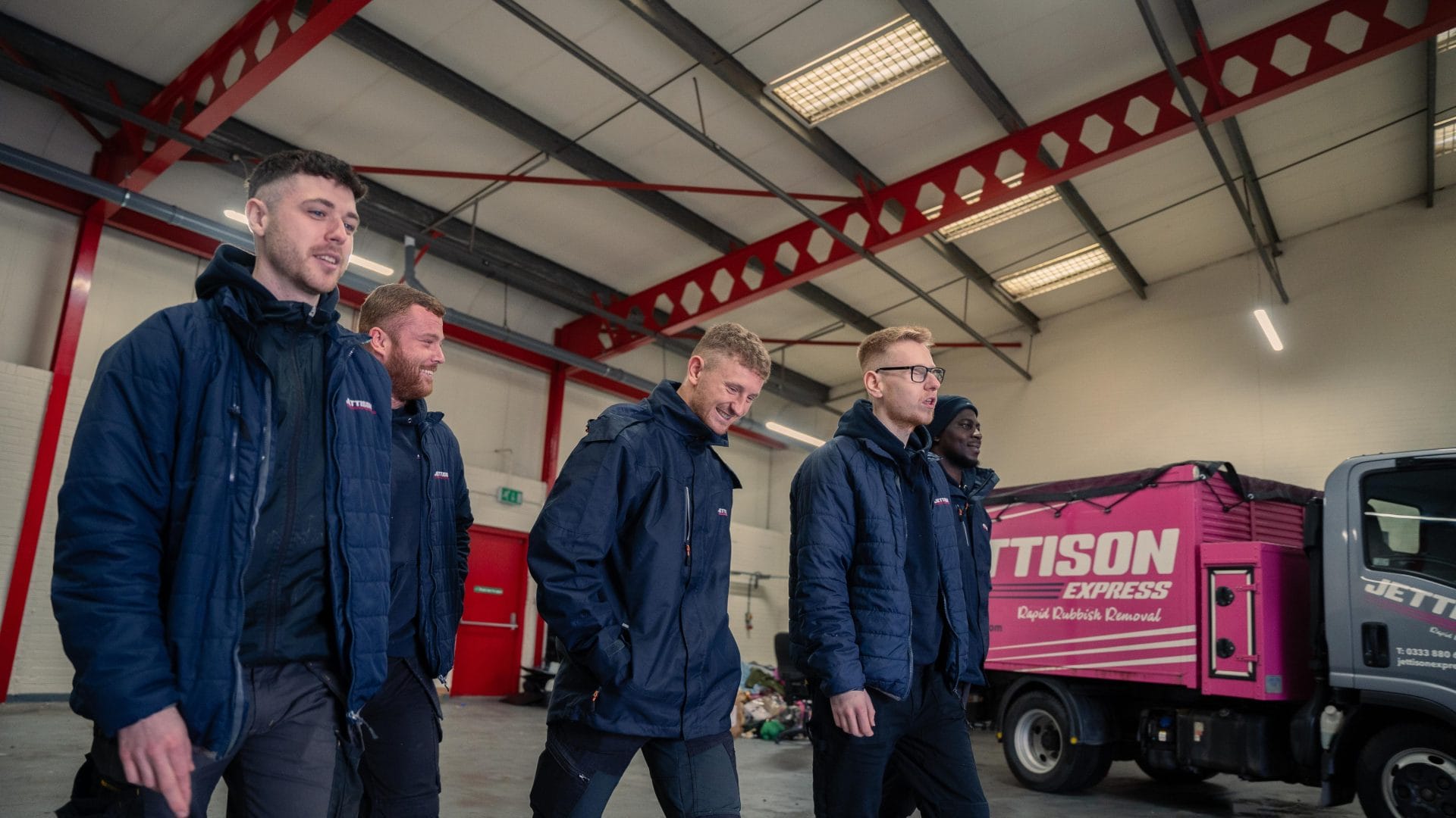 The Jettison Express team at work